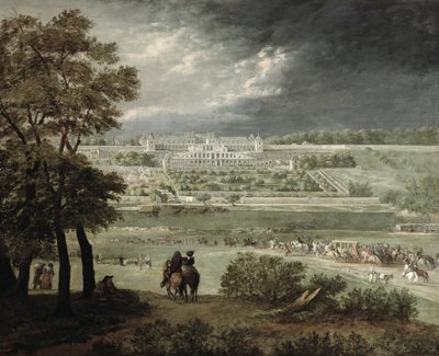 Château of St. Germain-en-Laye in 1655 by Adam Frans van der Meulen